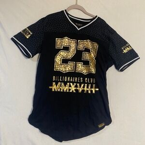 Switch Remarkable Billionaires Club 23 Jersey Shirt Black Gold MMXVIII Mens L